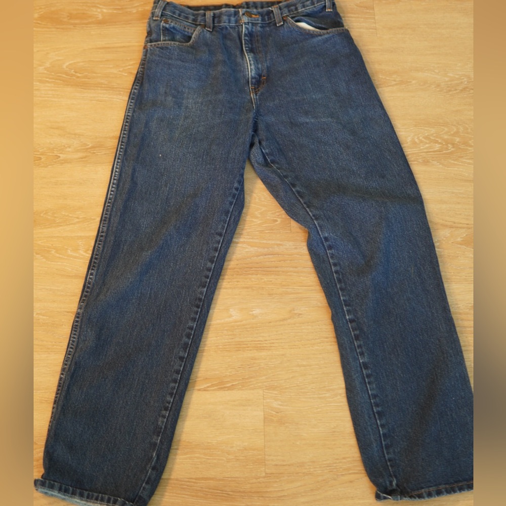 Dickies Straight Leg Men’s size 34/34 Dark Wash Blue Denim Jeans